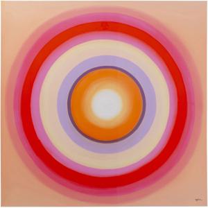 Leinwandbild Tendency Circle Pink 120x120cm