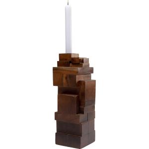 Kerzenständer Wood Tetris 31cm