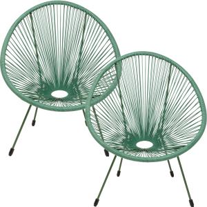 Sessel Acapulco Mono Grün 2/Set