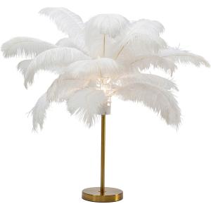 Tischleuchte Feather Palm Weiß 60cm
