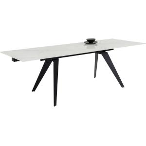 Ausziehtisch Amsterdam Marble 160(40 40)x90
