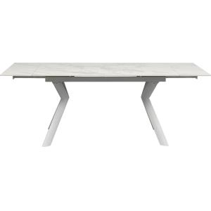 Ausziehtisch Xenia Weiß 140( 30 30)x80cm