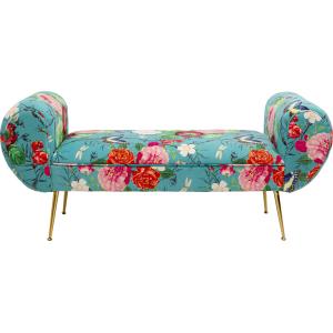 Bank Trono Flower Fever Blau 140cm