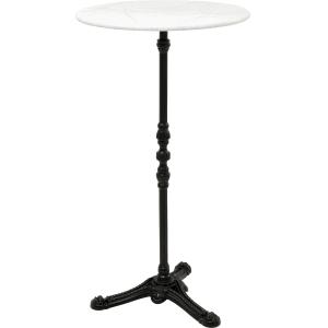 Bartisch Kaffeehaus Weiß Ø60cm