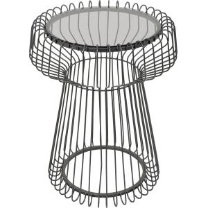 Beistelltisch Lisboa Schwarz Ø38cm