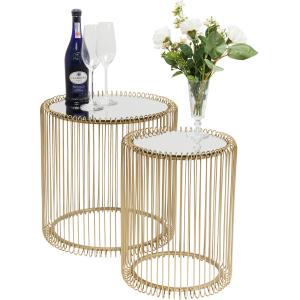 Beistelltisch Wire Brass (2/Set)