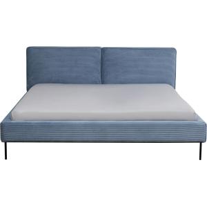 Bett East Side Cord Blau 180x200cm