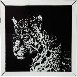Bild Frame Mirror Leopard 80x80cm