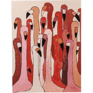 Bild Touched Flamingo Meeting 90x120cm