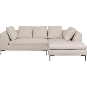 Ecksofa Gianni Creme 250cm Rechts