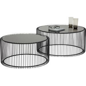 Couchtisch Wire Black (2/Set)