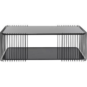 Couchtisch Wire Double Schwarz 120x60cm