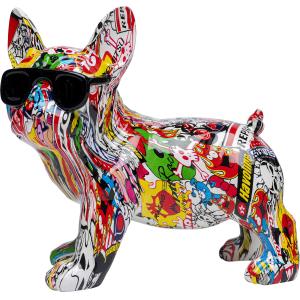 Deko Figur Comic Dog Glasses 25cm