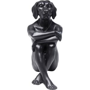 Deko Figur Gangster Dog Black