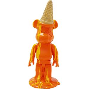 Deko Figur Gelato Bear Orange 40cm