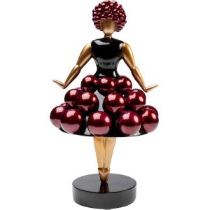Deko Figur Primaballerina Pom Lila 35cm