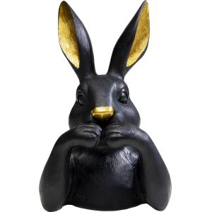 Deko Figur Sweet Rabbit Schwarz 23cm