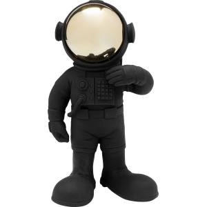 Deko Figur Welcome Astronaut Schwarz 27cm