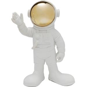 Deko Figur Welcome Astronaut Weiß 27cm