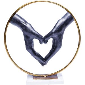 Deko Objekt Elements Heart Hand 33cm