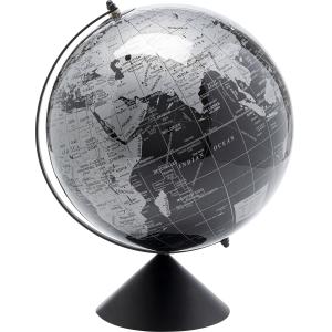 Deko Objekt Globe Top Schwarz 40cm