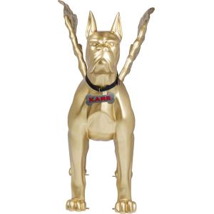 Deko Objekt Toto XL Gold mit Flügeln