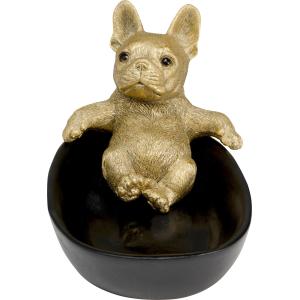 Deko Schale Bathing Bulldog 21cm