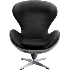 Drehsessel Lounge Black Graphit