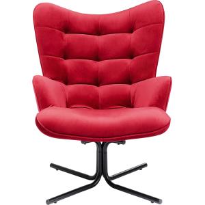 Drehsessel Oscar Velvet Rot