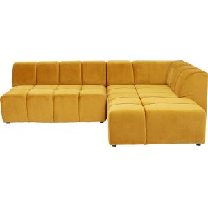 Ecksofa Belami Velvet Amber Rechts