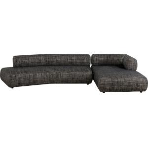 Ecksofa Bow Rechts Grau