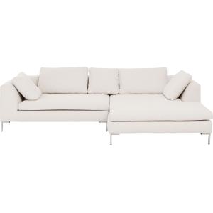 Ecksofa Gianni Creme Rechts