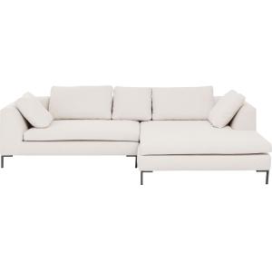 Ecksofa Gianni Creme Rechts
