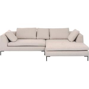 Ecksofa Gianni Creme Rechts