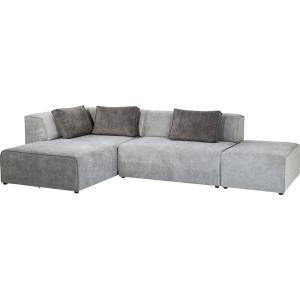 Ecksofa Infinity Ottomane Grau Links