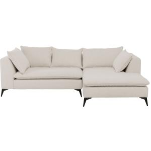 Ecksofa Jimmy Creme Rechts