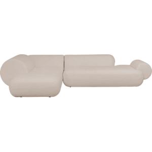 Ecksofa Soft Edge Links Creme