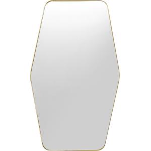 Wandspiegel Shape Hexagon Brass 64x95cm