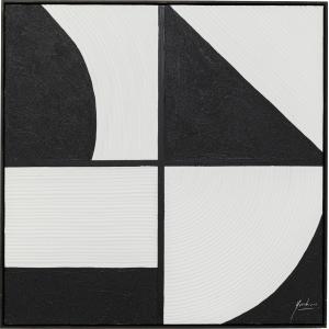 Gerahmtes Bild Modulo 100x100cm