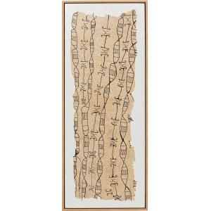 Gerahmtes Bild Native Spirals 50x150cm