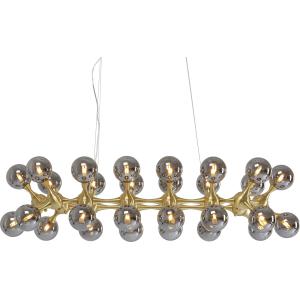 Hängeleuchte Atomic Balls Brass 140cm