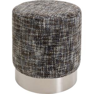 Hocker Berry High Silber Dunkelgrau Ø39cm