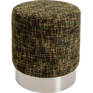 Hocker Berry High Silber Grün Ø39cm