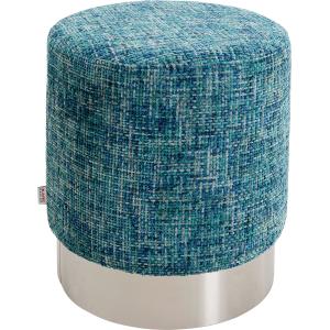 Hocker Berry High Silber Hellblau Ø39cm