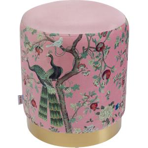 Hocker Cherry Peacock Brass Ø32cm