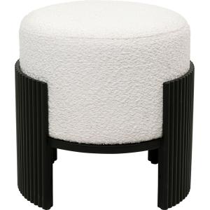 Hocker Samu Schwarz Ø43cm