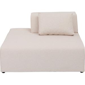 Infinity Ottomane Semi Elements Creme Links 120cm