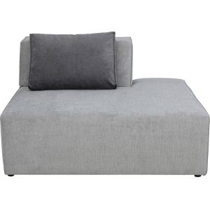 Infinity Ottomane Semi Elements Grau Rechts