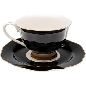 Kaffeetasse Harlequin Schwarz (2/tlg.)