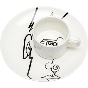 Kaffeetasse Viso Uomo (2/tlg.)